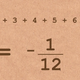 Illustration for article titled The sum of 1 + 2 + 3 + 4 + 5 + ... until infinity is somehow -1/12